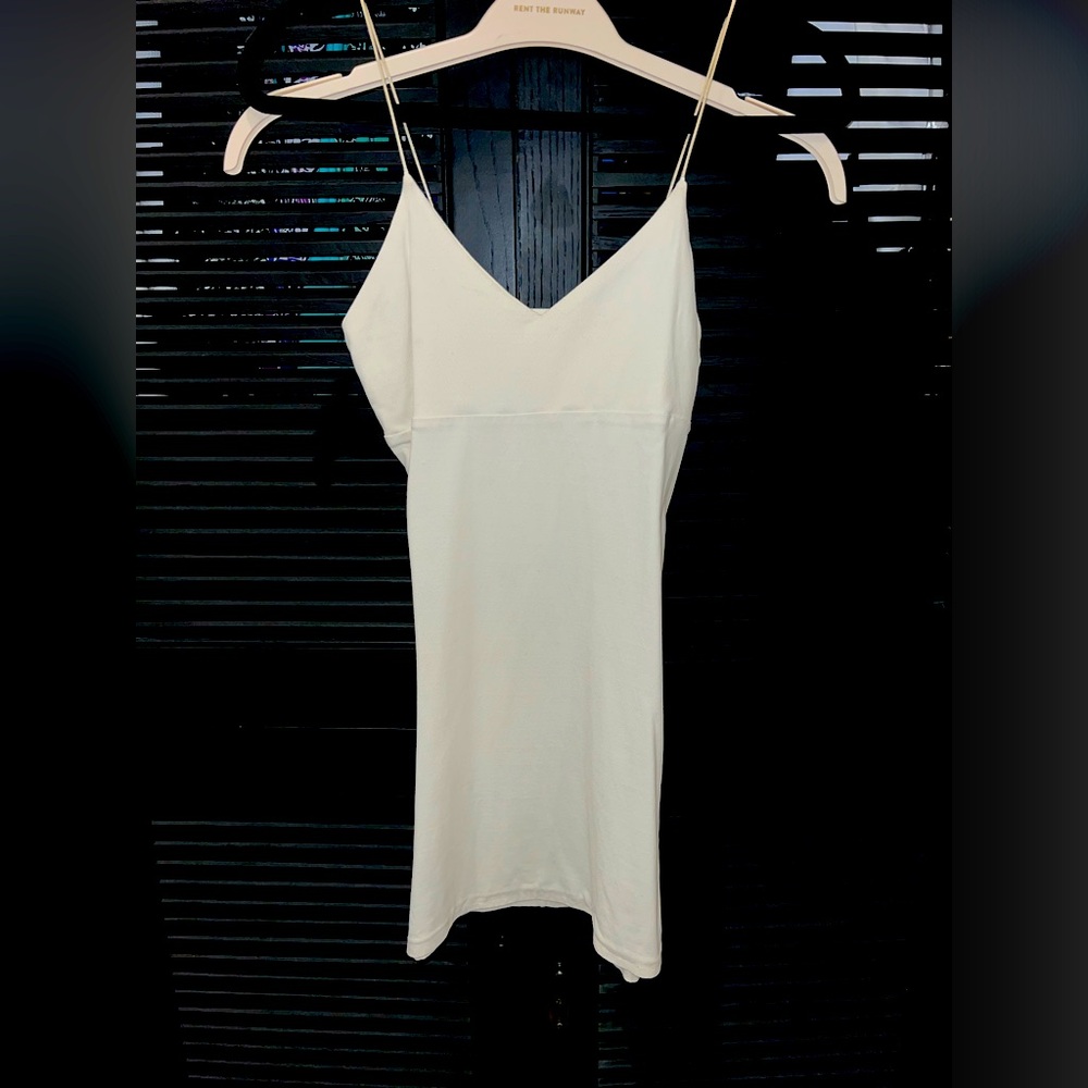Sexy Off-White Bodycon Mini Dress XXS
